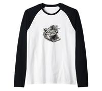 Deja Caer un Engranaje y Desaparecer: Cabezal de transmisión Manual del Coche Camiseta Manga Raglan