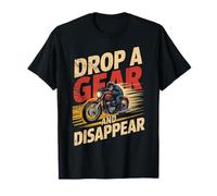 Deja Caer un Engranaje y Desaparecer: Carreras de Motociclistas Camiseta