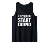 Deja de desear Empezar a Hacer motivación en el Gimnasio Camiseta sin Mangas