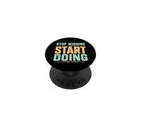 Deja de desear Empezar a Hacer motivación en el Gimnasio PopSockets PopGrip Adhesivo