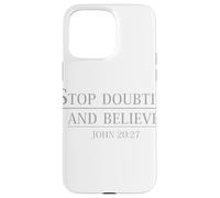 Deja de Dudar Y Creer Juan 20 27 No Más Dudar Thomas Carcasa para iPhone 15 Pro MAX