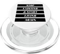 Deja de existir y Comienza a Vivir de Nuevo (declaración Positiva) PopSockets PopGrip para MagSafe