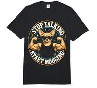 Deja de Hablar, Comienza a mugar Chihuahua Gimnasio Perro Comfort Colors Adult Heavyweight T-Shirt