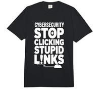 Deja de Hacer Clic en Enlaces Funny Cybersecurity IT Tech Support Comfort Colors Adult Heavyweight T-Shirt