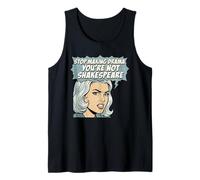 Deja de Hacer Drama No Eres Shakespeare Camiseta sin Mangas