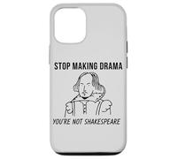 Deja de Hacer Drama no Eres Shakespeare Cita Carcasa para iPhone 12/12 Pro