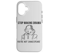 Deja de Hacer Drama no Eres Shakespeare Cita Carcasa para iPhone 16
