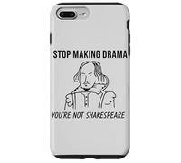 Deja de Hacer Drama no Eres Shakespeare Cita Carcasa para iPhone 7 Plus/8 Plus