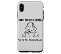 Deja de Hacer Drama no Eres Shakespeare Cita Carcasa para iPhone XS MAX