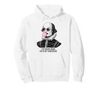 Deja de Hacer Drama No Eres Shakespeare Humor Sudadera con Capucha