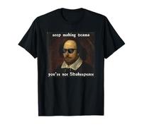 Deja de Hacer Drama No Eres Shakespeare Vintage Camiseta