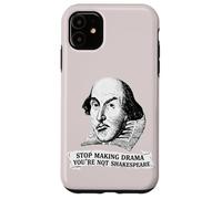 Deja de Hacer Que el Drama no Seas Divertido de Shakespeare Carcasa para iPhone 11
