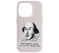 Deja de Hacer Que el Drama no Seas Divertido de Shakespeare Carcasa para iPhone 14 Pro