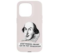Deja de Hacer Que el Drama no Seas Divertido de Shakespeare Carcasa para iPhone 15 Pro