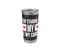 Deja de mirar a mis cartas Poker Player Vaso térmico de acero inoxidable de doble pared