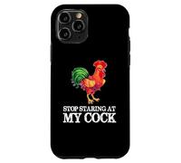 Deja de Mirar mi Polla - Amante Divertido del Pollo Gallo Carcasa para iPhone 11 Pro