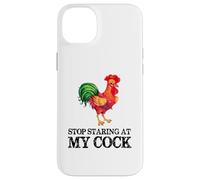 Deja de Mirar mi Polla - Amante Divertido del Pollo Gallo Carcasa para iPhone 14 Plus