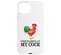 Deja de Mirar mi Polla - Amante Divertido del Pollo Gallo Carcasa para iPhone 15 Plus