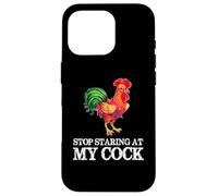 Deja de Mirar mi Polla - Amante Divertido del Pollo Gallo Carcasa para iPhone 16 Pro