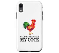 Deja de Mirar mi Polla - Amante Divertido del Pollo Gallo Carcasa para iPhone XR