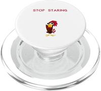 Deja de Mirar mi Polla Divertido Grosero Inapropiado Feo Groovy PopSockets PopGrip para MagSafe