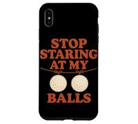 Deja de Mirar mis Pelotas Funny Golf Carcasa para iPhone XS MAX