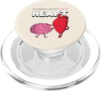 Deja de Pensar y Sigue tu corazón (gráfico Divertido) PopSockets PopGrip para MagSafe