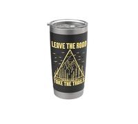 Deja el camino Toma los senderos Marathon Runner Trail Running Vaso térmico de acero inoxidable de doble pared