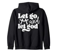 Deja IR y Deja a Dios: Diseño Motivacional Sudadera con Capucha