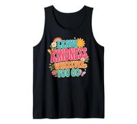 Deja la bondad Donde quiera Que vayas Mindfulness Positivo Camiseta sin Mangas