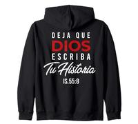 Deja Que Dios Escriba Tu Historia Versículos de la Biblia Sudadera con Capucha