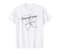 Deja Que Dios te transforme Butterfly Faith Camiseta
