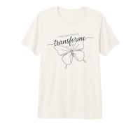 Deja Que Dios te transforme Butterfly Faith Camiseta Premium