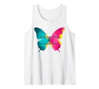 Deja Que Dios te transforme Mariposa fe Cristiana Camiseta sin Mangas