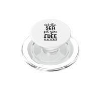 Deja Que el mar te libere Ocean Beach Waves Summer PopSockets PopGrip para MagSafe