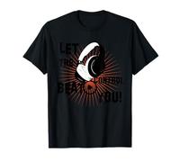 Deja Que el Ritmo te Controle la música Techno Camiseta