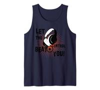 Deja Que el Ritmo te Controle la música Techno Camiseta sin Mangas
