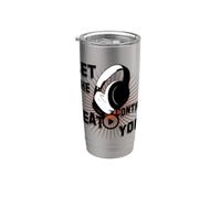 deja que el ritmo te controle la música Techno Vaso térmico de acero inoxidable de doble pared