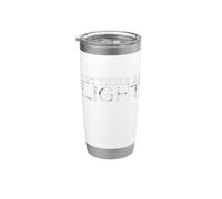 Deja que haya luz Vaso térmico de acero inoxidable de doble pared