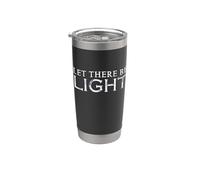 Deja que haya luz Vaso térmico de acero inoxidable de doble pared