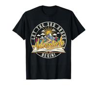Deja que la aventura de tercer grado comience a los amantes de los maestros de tercer grado Camiseta