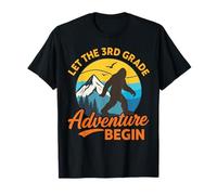 Deja que la aventura de tercer grado comience con Bigfoot Back to School Camiseta