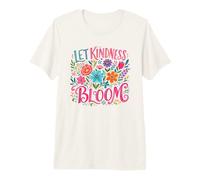 Deja Que la bondad florezca Arte Floral Positivo Camiseta Premium