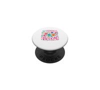 Deja Que la bondad florezca Arte Floral Positivo PopSockets PopGrip Adhesivo