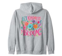 Deja Que la bondad florezca Arte Floral Positivo Sudadera con Capucha