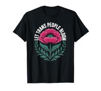 Deja Que Las Personas Trans florezcan - Flor Silvestre LGBT Camiseta
