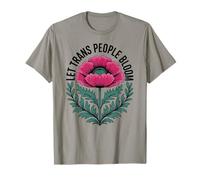 Deja Que Las Personas Trans florezcan - Vibrant Pride Ally Flower Pretty Camiseta