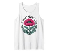 Deja Que Las Personas Trans florezcan - Vibrant Pride Ally Flower Pretty Camiseta sin Mangas