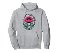 Deja Que Las Personas Trans florezcan - Vibrant Pride Ally Flower Pretty Sudadera con Capucha