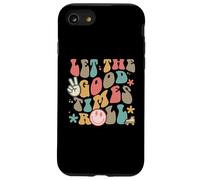Deja que los buenos tiempos pasen. Diseño retro y divertido. Carcasa para iPhone SE (2020) / 7 / 8